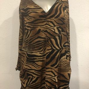 Animal print blouse